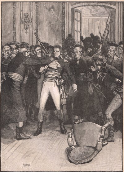 Napoleons staatsgreep: scène in de Hal van de Ouden AD 1799 door Henry Marriott Paget