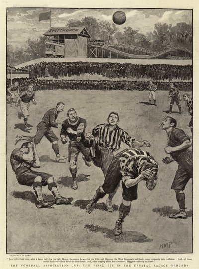 De Football Association Cup, de finale in de Crystal Palace Grounds door Henry Marriott Paget
