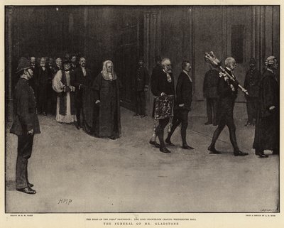 De Begrafenis van Mr. Gladstone door Henry Marriott Paget