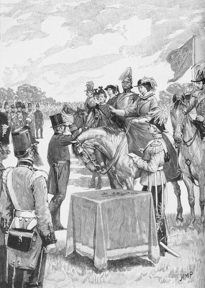 De Koningin Voorzit bij de Eerste Uitreiking van het Victoria Cross, ca. 1890 door Henry Marriott Paget
