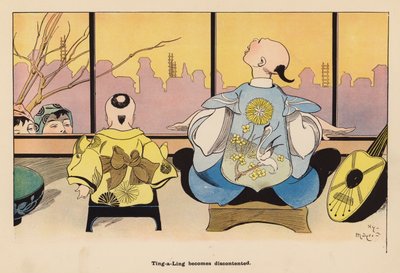 Illustratie voor De Avonturen van een Japanse Pop door Henry Mayer