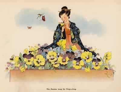 Illustratie voor De Avonturen van een Japanse Pop door Henry Mayer