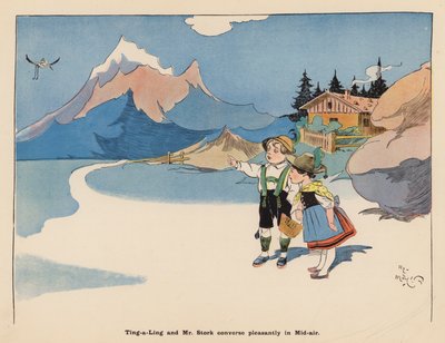 Illustratie voor De Avonturen van een Japanse Pop door Henry Mayer