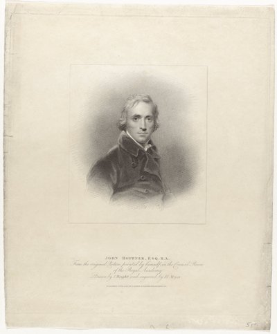 Portret van John Hoppner door Henry Meyer