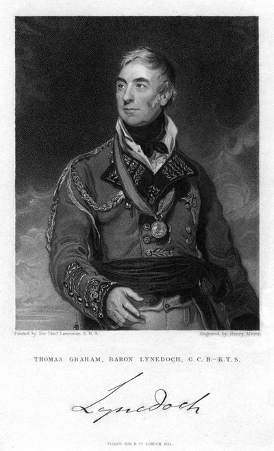 Thomas Graham, 1e Baron Lynedoch, Schotse politicus en soldaat, 1831 door Henry Meyer