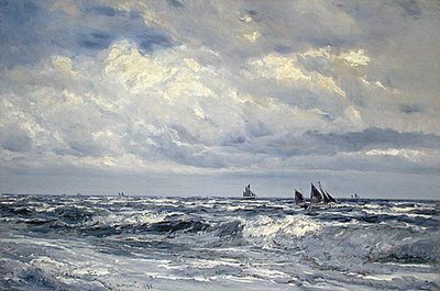 Uitzicht op zee door Henry Moore