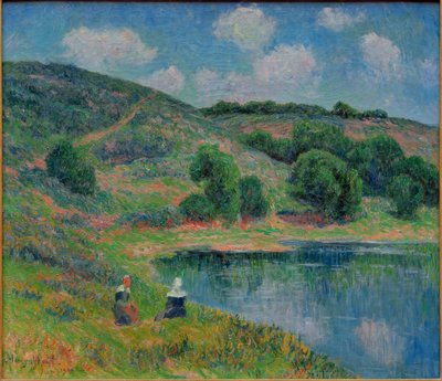 Lande de Saint-Guinole bij Pont-Aven door Henry Moret