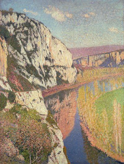 Landschap bij Douellens, 1897 door Henry Moret