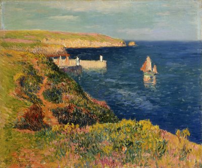 Port-Eudy, Ile-de-Groix door Henry Moret