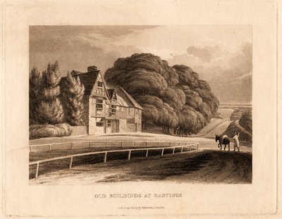 Oude Gebouwen in Hastings door Henry Morton