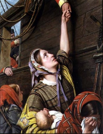 Eastward Ho!, 1857 door Henry Nelson ONeil