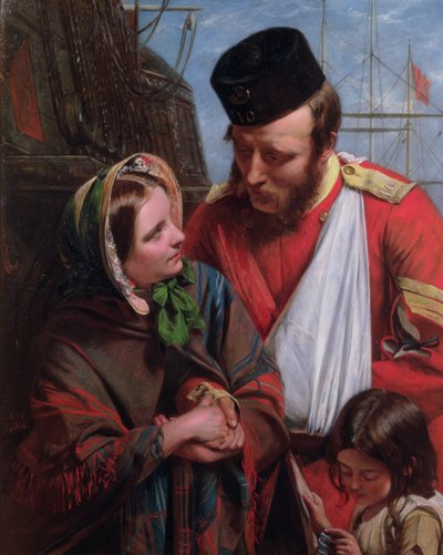Weer thuis, 1858 door Henry Nelson O