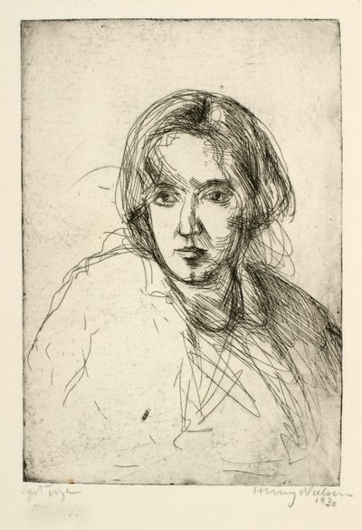 Vrouwenportret door Henry Nielsen