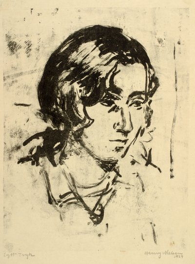 Vrouwenportret door Henry Nielsen
