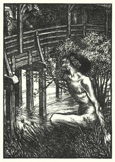 Matthew Arnold gedicht: The Neckan (gravure) door Henry Ospovat