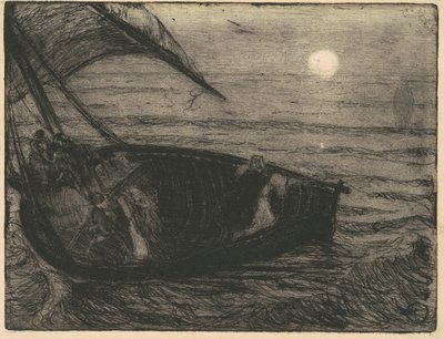 Christus Wandelt op het Water door Henry Ossawa Tanner