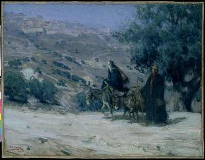 Vlucht naar Egypte, 1899 door Henry Ossawa Tanner
