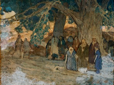 Hij genas de zieken, ca. 1930 door Henry Ossawa Tanner