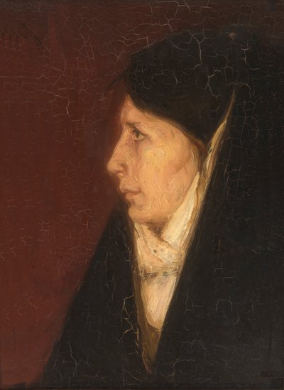 Profiel van een Vrouwenhoofd door Henry Ossawa Tanner