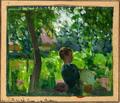 Studeren voor de doedelzakles door Henry Ossawa Tanner