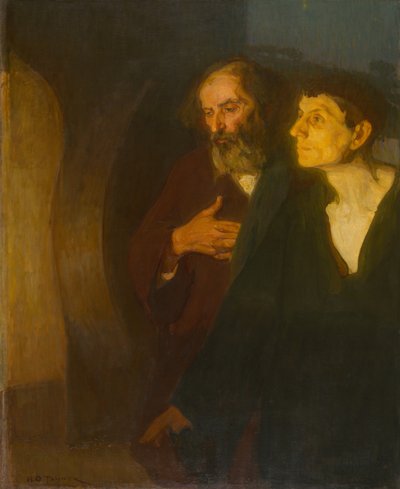 De twee discipelen bij het graf door Henry Ossawa Tanner