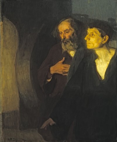 De Twee Discipelen bij het Graf, ca. 1906 door Henry Ossawa Tanner