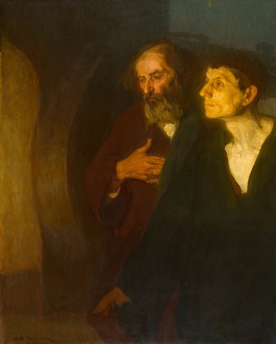 De Twee Discipelen bij het Graf door Henry Ossawa Tanner