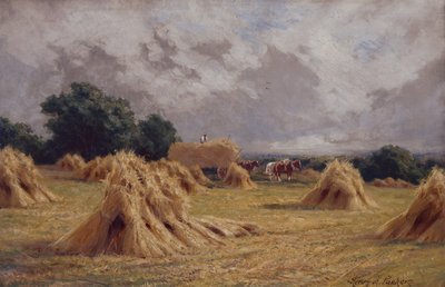 Een Korenveld bij Harlow, Essex door Henry Parker