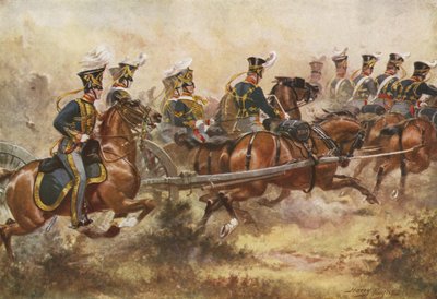 Koninklijke Rijdende Artillerie, ca. 1832 door Henry Payne