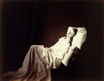 Ze vertelde nooit haar liefde, 1857 door Henry Peach Robinson