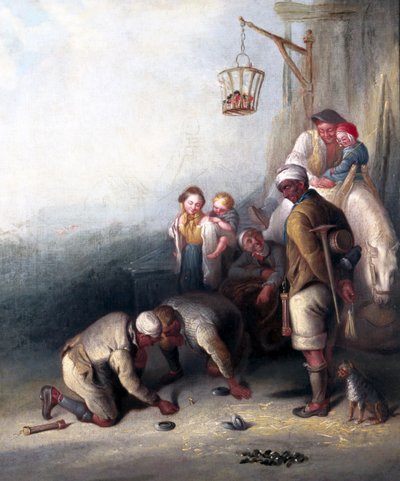 Het Betwiste Schot, ca. 1836 door Henry Perlee Parker