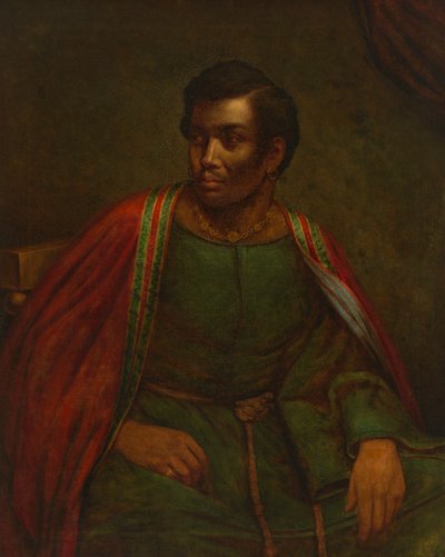 Ira Aldridge als Othello, ca. 1830 door Henry Perronet Briggs