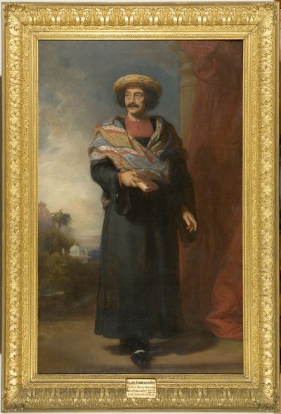 Portret van Rammohun Roy (1774-1833) 1832 door Henry Perronet Briggs