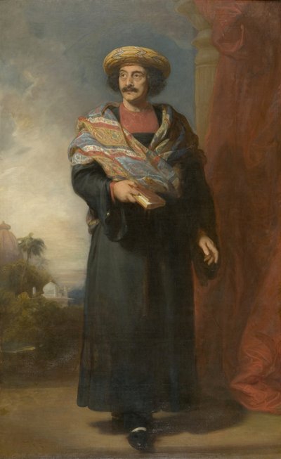 Portret van Rammohun Roy (1774-1833) 1832 door Henry Perronet Briggs