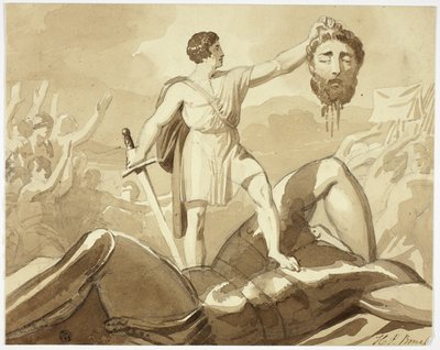 David en Goliath door Henry Pierce Bone