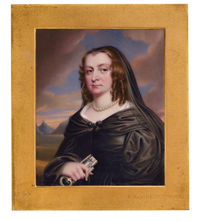 Lady Bankes, geboren Mary Hawtrey door Henry Pierce Bone