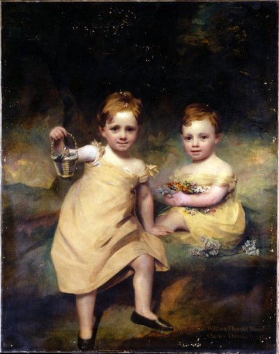 Dubbelportret van William Thorold Wood en Charles Thorold Wood door Henry Raeburn