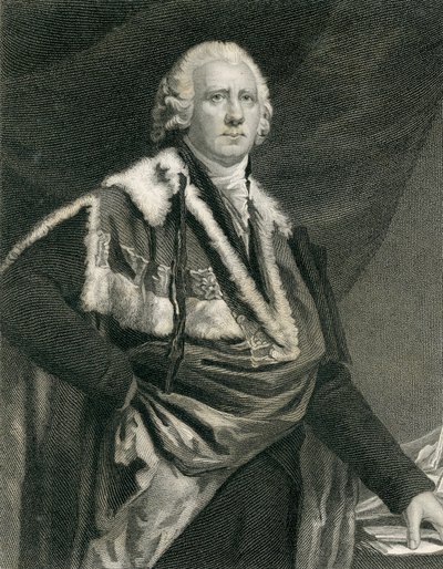 Henry Dundas, gegraveerd door S. Freeman, uit 