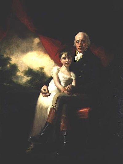 John Stirling van Kippendavie en zijn dochter, Jane door Henry Raeburn
