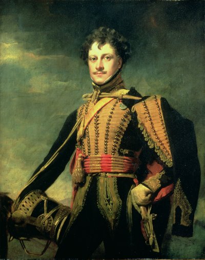 Luitenant-kolonel Sir John James Fraser in Hussarenuniform door Henry Raeburn