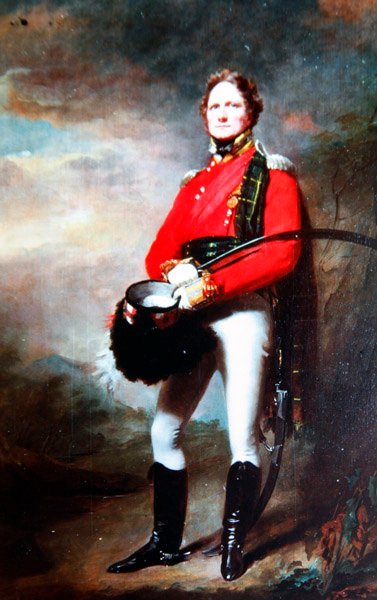 Majoor James Lee Harvey, ca. 1820 door Henry Raeburn