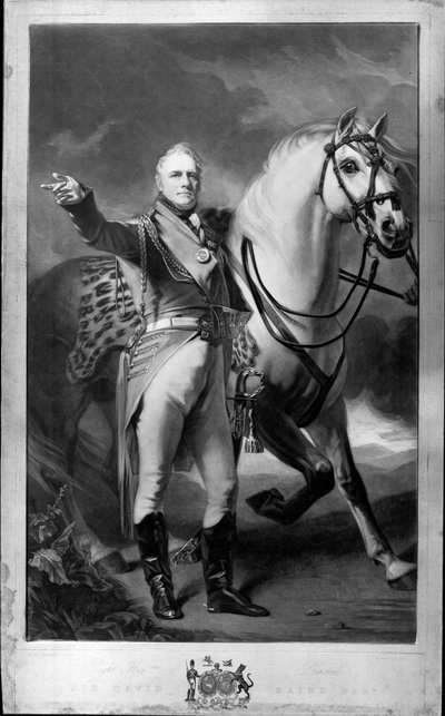 Sir David Baird Bart GCB, KC Kolonel van het 24e Regiment, 1811 door Henry Raeburn