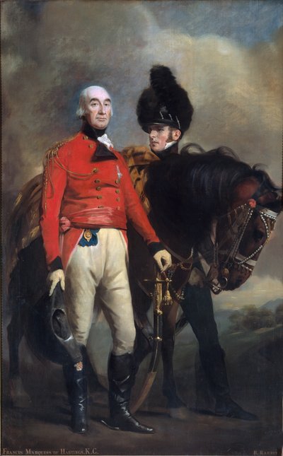 Sir Francis Rawdon-Hastings, 2e Graaf van Moira, c.1813 door Henry Raeburn