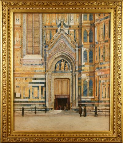 De zuidelijke deur van de Duomo, Florence, Italië door Henry Roderick Newman