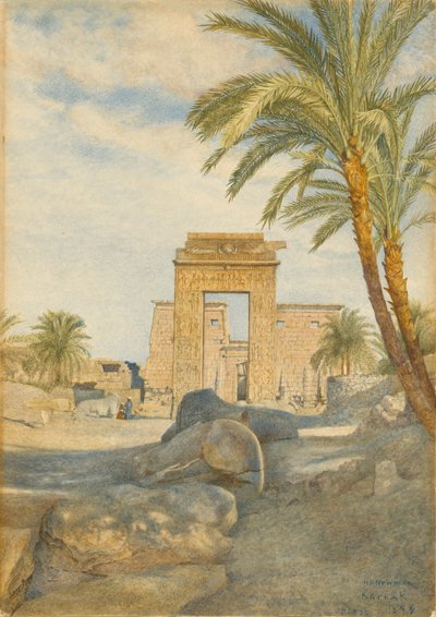 De Tempel van Karnak door Henry Roderick Newman