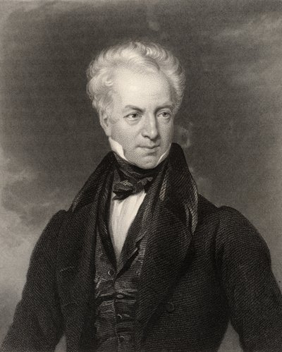 John Baron, gegraveerd door W. Holl, uit 