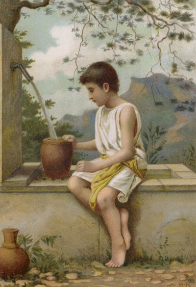 Benjamin door Henry Ryland