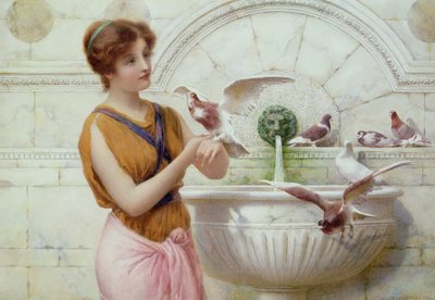 Bij de Fontein door Henry Ryland