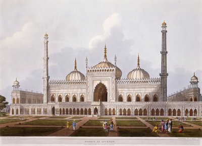 Moskee in Lucknow, 1824 door Henry Salt