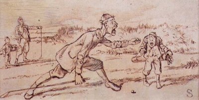 Schreeuwen naar de Caddie, illustratie uit 